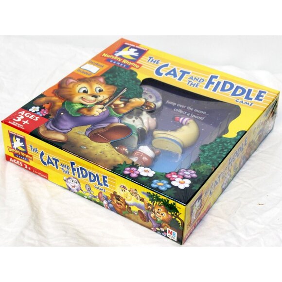 2003 NEW Cat and the Fiddle Game Storybook Nursery Rhyme Preschool Factory Seal - Picture 6 of 9